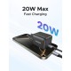 Зарядное устройство UGREEN USB-C PD20W GaN X512 gray (55528)