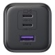 Зарядний пристрій UGREEN 2xUSB-C PD45W + 1xUSB QC3.0 GaN X527 gray (65156B)