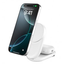 Зарядний пристрій Belkin UltraCharge Wireless 2-in-1 25 W white (WIZ039KQWH) - Фото