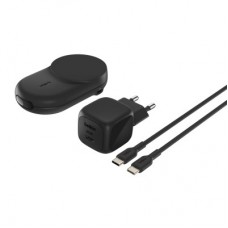 Зарядний пристрій Belkin UltraCharge Wireless 2-in-1 25 W black (WIZ039KQBK) - Фото