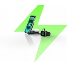 Зарядний пристрій Belkin UltraCharge Wireless 2-in-1 25 W black (WIZ039KQBK) - Фото