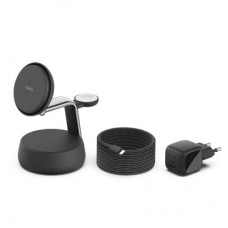 Зарядний пристрій Belkin UltraCharge Pro Wireless 3-in-1 25 W charcoal (WIZ040KQCH) - Фото