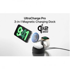 Зарядний пристрій Belkin UltraCharge Pro Wireless 3-in-1 25 W charcoal (WIZ040KQCH) - Фото