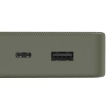 Батарея универсальная Hama 20000mAh, 15W/5V/3A, USB-C, USB-A, green (00201716) - Фото