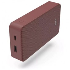 Батарея универсальная Hama 20000mAh, 15W/5V/3A, USB-C, USB-A, red (00201717) - Фото