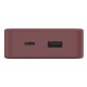 Батарея универсальная Hama 20000mAh, 15W/5V/3A, USB-C, USB-A, red (00201717)