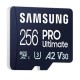 Картка пам'яті Samsung 256 GB microSDXC class 10 UHS-I U3 V30 A2 Pro Ultimate (MB-MY256SB/WW)