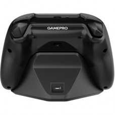 Геймпад GamePro із зарядною станцією 2.4G/BT 5.1/USB (Switch/PS/PC/iOS/Android) RGB Black (GPS20BDOC) - Фото