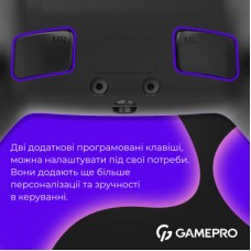 Геймпад GamePro із зарядною станцією 2.4G/BT 5.1/USB (Switch/PS/PC/iOS/Android) RGB Black (GPS20BDOC) - Фото