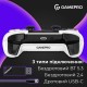 Геймпад GamePro із зарядною станцією 2.4G/BT 5.1/USB (Switch/PC/PS/iOS/Android) RGB White (GPS20W)