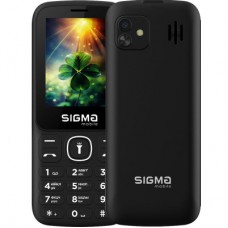 Мобільний телефон Sigma X-style 242 LUCKY Black (4827798792919) - Фото