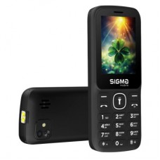 Мобільний телефон Sigma X-style 242 LUCKY Black (4827798792919) - Фото