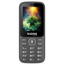 Мобільний телефон Sigma X-style 242 LUCKY Grey (4827798792926) - Фото
