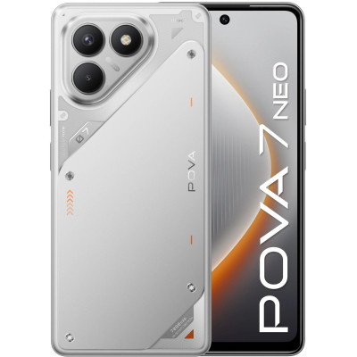 Мобільний телефон Tecno POVA 7 Neo 8/128 Gb Magic Silver (4894947086809)