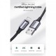 Дата кабель USB 2.0 AM to Lightning 1.0m 2.4A US199 black UGREEN (60156)