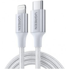 Дата кабель USB-C to Lightning 1.0m 3A 60W US304 white UGREEN (70523) - Фото