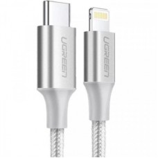 Дата кабель USB-C to Lightning 1.0m 3A 60W US304 white UGREEN (70523) - Фото