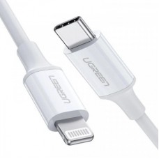 Дата кабель USB-C to Lightning 1.0m 3A US171 white UGREEN (10493) - Фото