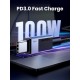 Дата кабель USB-C to USB-C 3.0m 100W L512 gray UGREEN (45065)