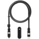 Дата кабель 6in1 inCharge XL 3.0m black Rolling Square (XLL01R)
