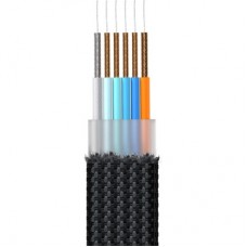 Дата кабель 6in1 inCharge XL 2.0m black Rolling Square (XLM01R) - Фото