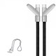 Дата кабель USB-C to USB-C 1.2m PD3.1 100 W braided gray XoKo (XK-SC-HLD-200-GR)