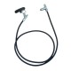 Дата кабель USB-C to USB-C 1.2m PD3.1 100 W braided black XoKo (XK-SC-HLD-200-BK)
