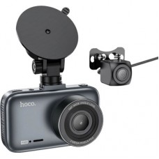Видеорегистратор HOCO DV6 Driving recorder with 3-inch display(with rear camera) (6942007619745) - Фото
