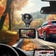 Видеорегистратор HOCO DV6 Driving recorder with 3-inch display(with rear camera) (6942007619745)