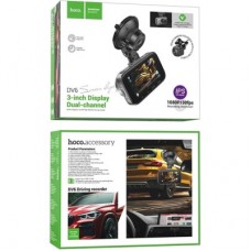 Видеорегистратор HOCO DV6 Driving recorder with 3-inch display(with rear camera) (6942007619745) - Фото