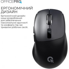 Мышка OfficePro M398B Wireless/Bluetooth Black (M398B) - Фото