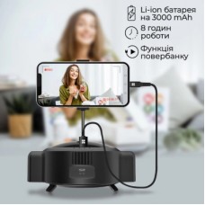 Веб-камера Promate Vision-HD з функцією гучного зв'язку Black (vision-hd.black) - Фото