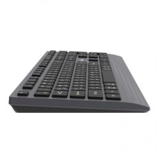 Клавиатура REAL-EL RK-715W Wireless/Bluetooth Black/Gray (EL123100051) - Фото