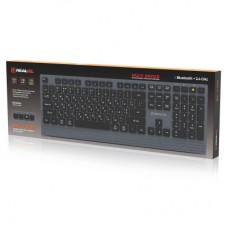 Клавиатура REAL-EL RK-715W Wireless/Bluetooth Black/Gray (EL123100051) - Фото