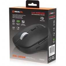 Мышка REAL-EL RM-380W Wireless Black (EL123200057) - Фото