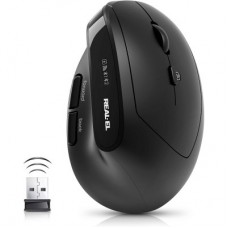 Мышка REAL-EL RM-490W Wireless/Bluetooth Black (EL123200058)