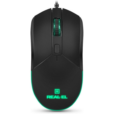 Мышка REAL-EL RM-515 USB Black (EL123200059)