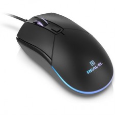 Мишка REAL-EL RM-515 USB Black (EL123200059) - Фото