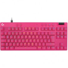 Клавіатура Logitech G PRO X TKL RAPID Wired Gaming Linear USB UA Magenta (920-013253) - Фото