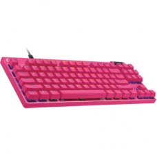 Клавіатура Logitech G PRO X TKL RAPID Wired Gaming Linear USB UA Magenta (920-013253) - Фото