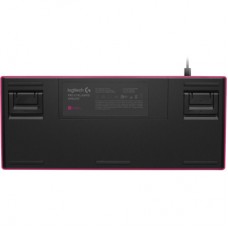 Клавіатура Logitech G PRO X TKL RAPID Wired Gaming Linear USB UA Magenta (920-013253) - Фото
