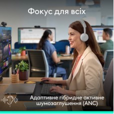 Наушники Logitech Zone Wireless 2 ES for Business Off-White (981-001520) - Фото