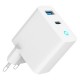 Зарядний пристрій Gembird 1xUSB-C PD30W + 1xUSB QC 3.0 LED white (TA-UC-PDQC30L-W-01) Зарядний пристрій Gembird 1xUSB-C PD30W + 1xUSB QC 3.0 LED white (TA-UC-PDQC30L-W-01)