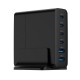Зарядний пристрій Gembird 4xUSB-C PD25W + 2xUSB QC 3.0 18 W black (TA-UC-2A4C-PD75-01-BK)