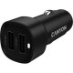 Зарядний пристрій Canyon 2xUSB 24 W black (CNE-CCABR2AA)