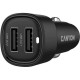 Зарядний пристрій Canyon 2xUSB 24 W black (CNE-CCABR2AA)