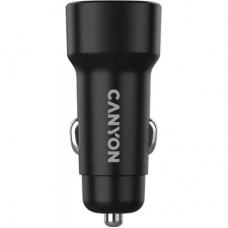 Зарядний пристрій Canyon 2xUSB 24 W black (CNE-CCABR2AA) - Фото