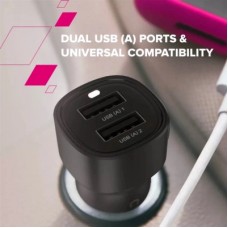 Зарядний пристрій Canyon 2xUSB 24 W black (CNE-CCABR2AA) - Фото