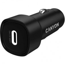 Зарядний пристрій Canyon USB-C PD30W black (CNE-CCABR2C) - Фото