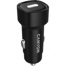 Зарядний пристрій Canyon USB-C PD30W black (CNE-CCABR2C) - Фото